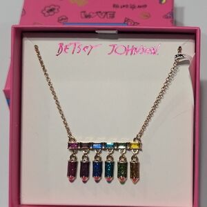 Color crayon necklace